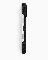 iPhone 16 Pro — Crocodile-embossed calfskin — Glossy Black — View image 4