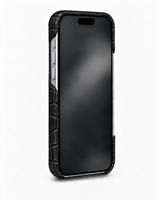 iPhone 18 Pro — Crocodile-embossed calfskin — Black — View image 3