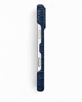 iPhone 18 Pro — Crocodile-embossed calfskin — Blue — View image 4