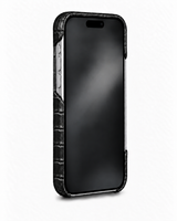 iPhone 17 Pro Max — iPhone 17 Pro Max— Crocodile-embossed calfskin — Glossy Black — View image 3