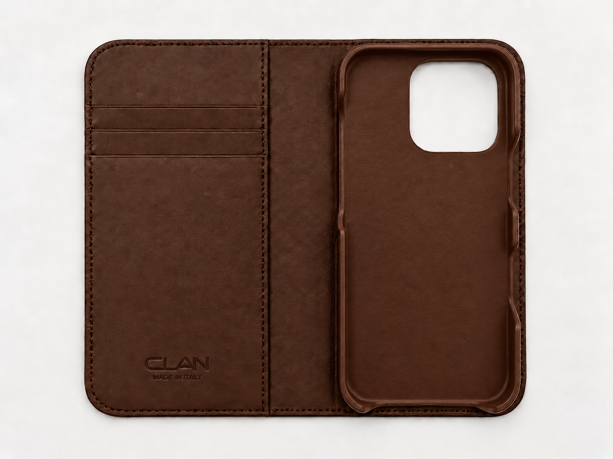 iPhone 16 Pro Max — Alligatore — Cioccolato — Visualizza immagine 2