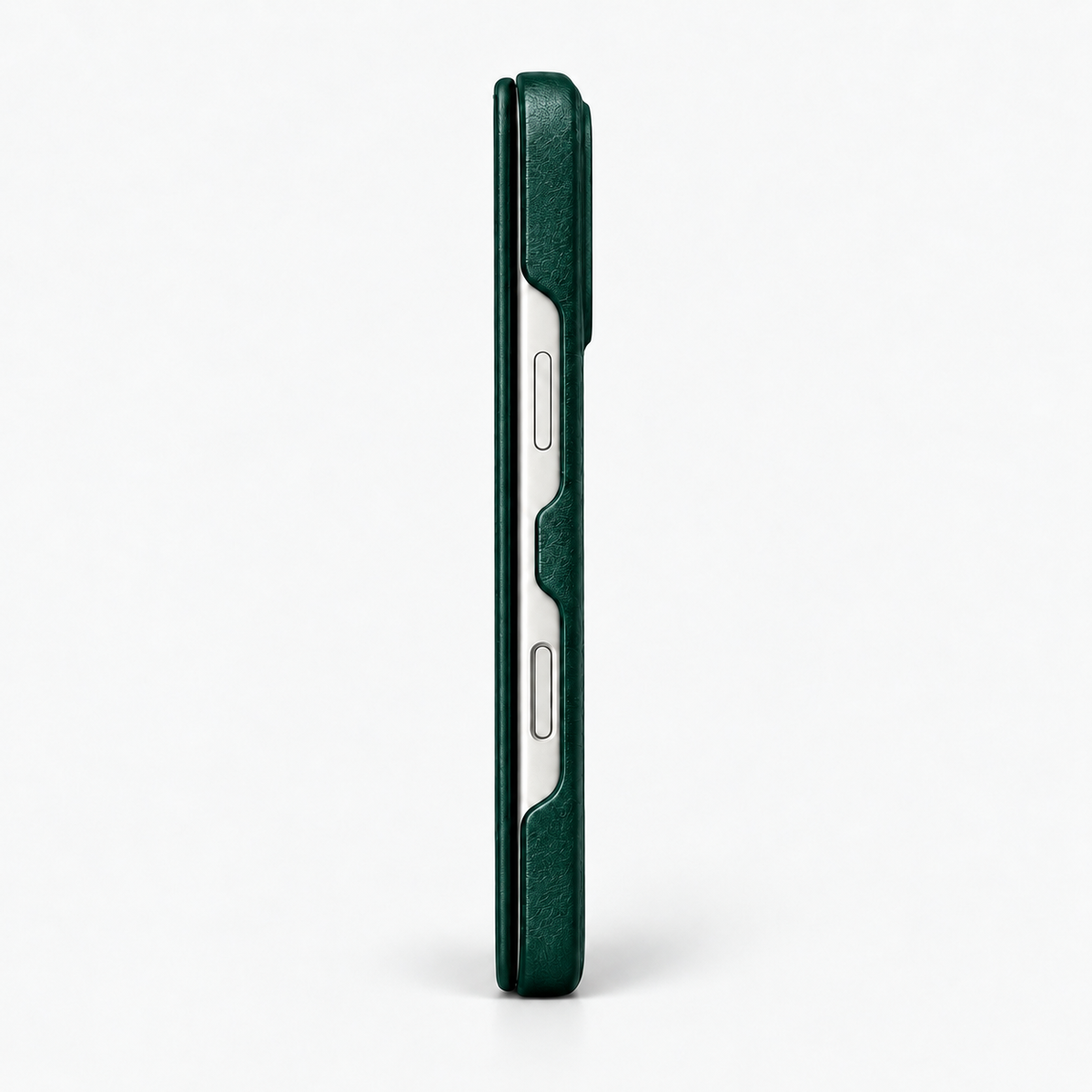 iPhone 18 Pro — Vitello stampa alligatore — Verde scuro — Visualizza immagine 3