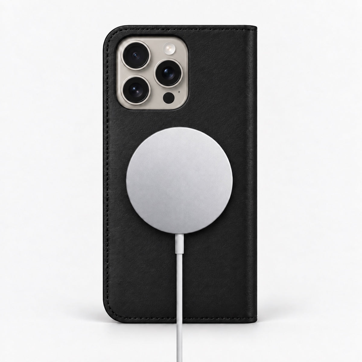 iPhone 16 Pro Max — Vitello liscio — Nero — Visualizza immagine 5