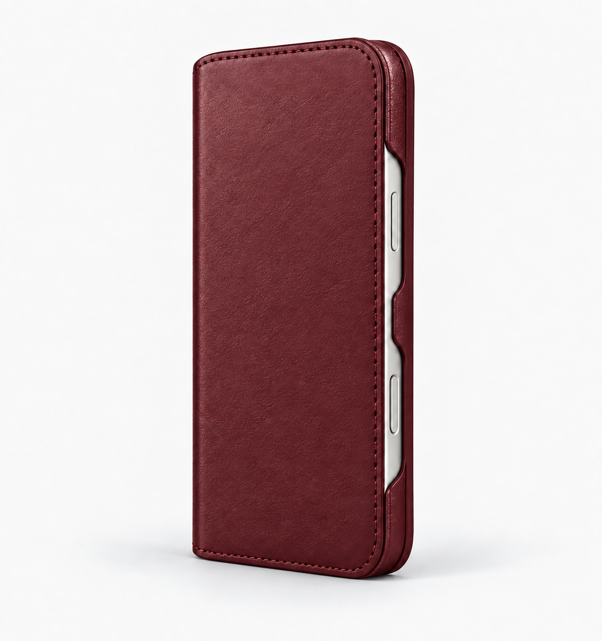 iPhone 17 Pro Max — Vitello liscio — Burgundy — Visualizza immagine 4