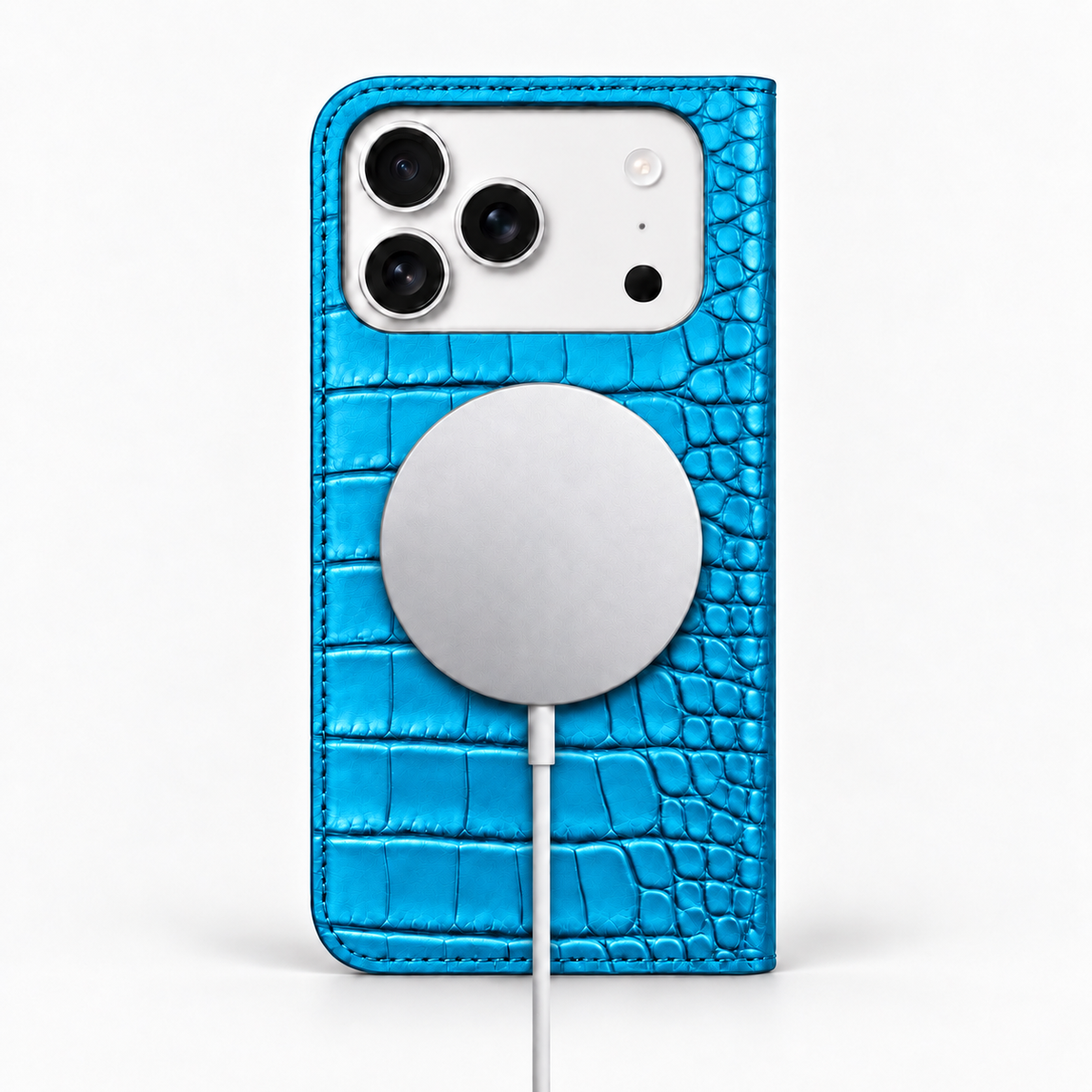 iPhone 18 Pro — Alligatore — Blu acqua — Visualizza immagine 5