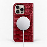 iPhone 16 Pro — Alligatore — Rosso ciliegia — Visualizza immagine 5
