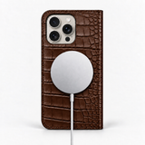 iPhone 16 Pro Max — Alligatore — Cioccolato — Visualizza immagine 5