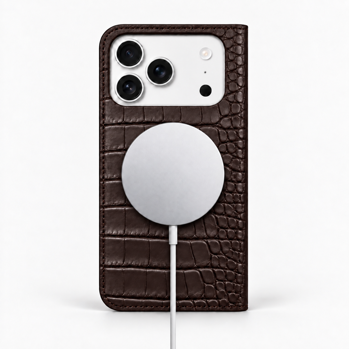 iPhone 18 Pro — Alligatore — Marrone scuro — Visualizza immagine 5