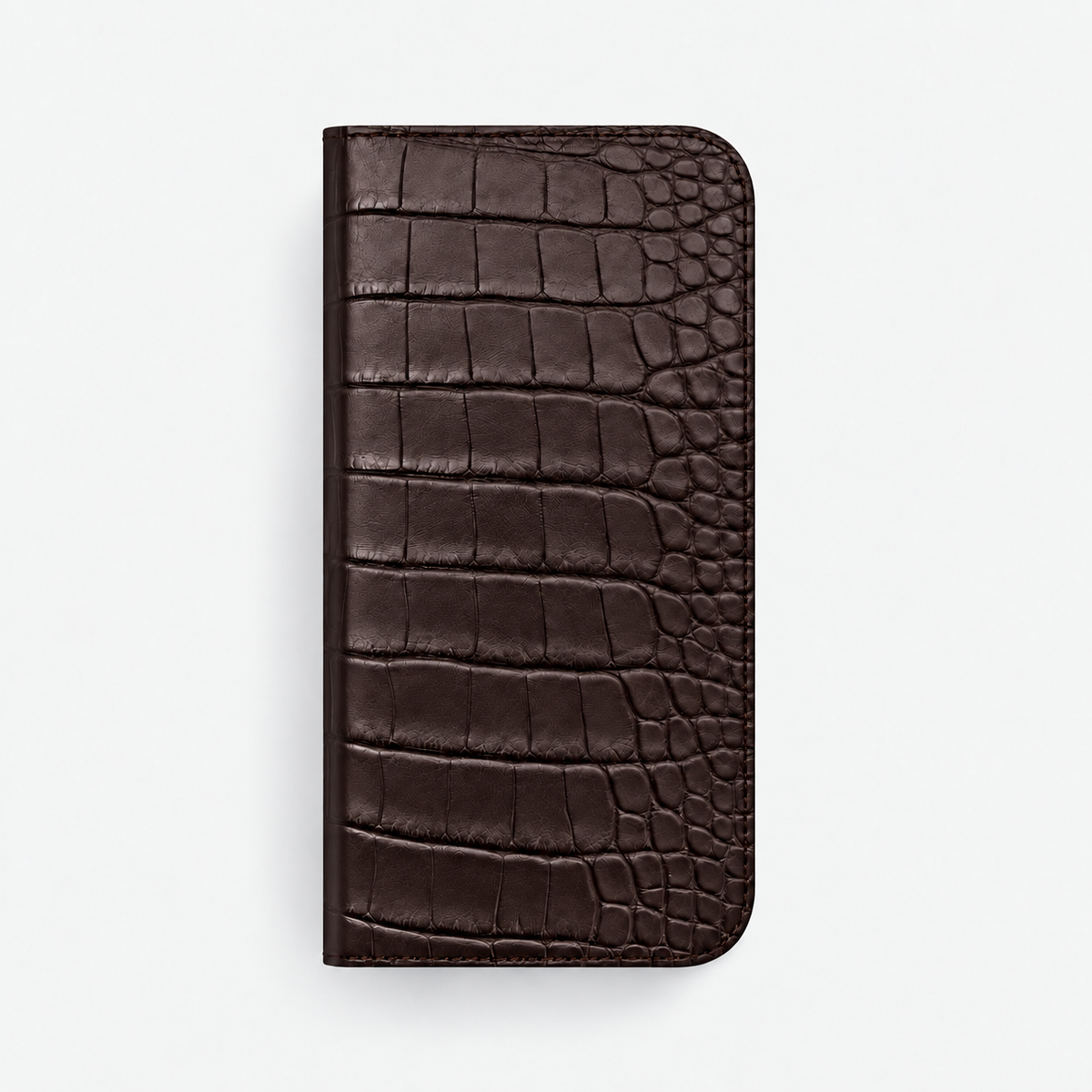 iPhone 18 Pro — Alligatore — Marrone scuro — Visualizza immagine 1