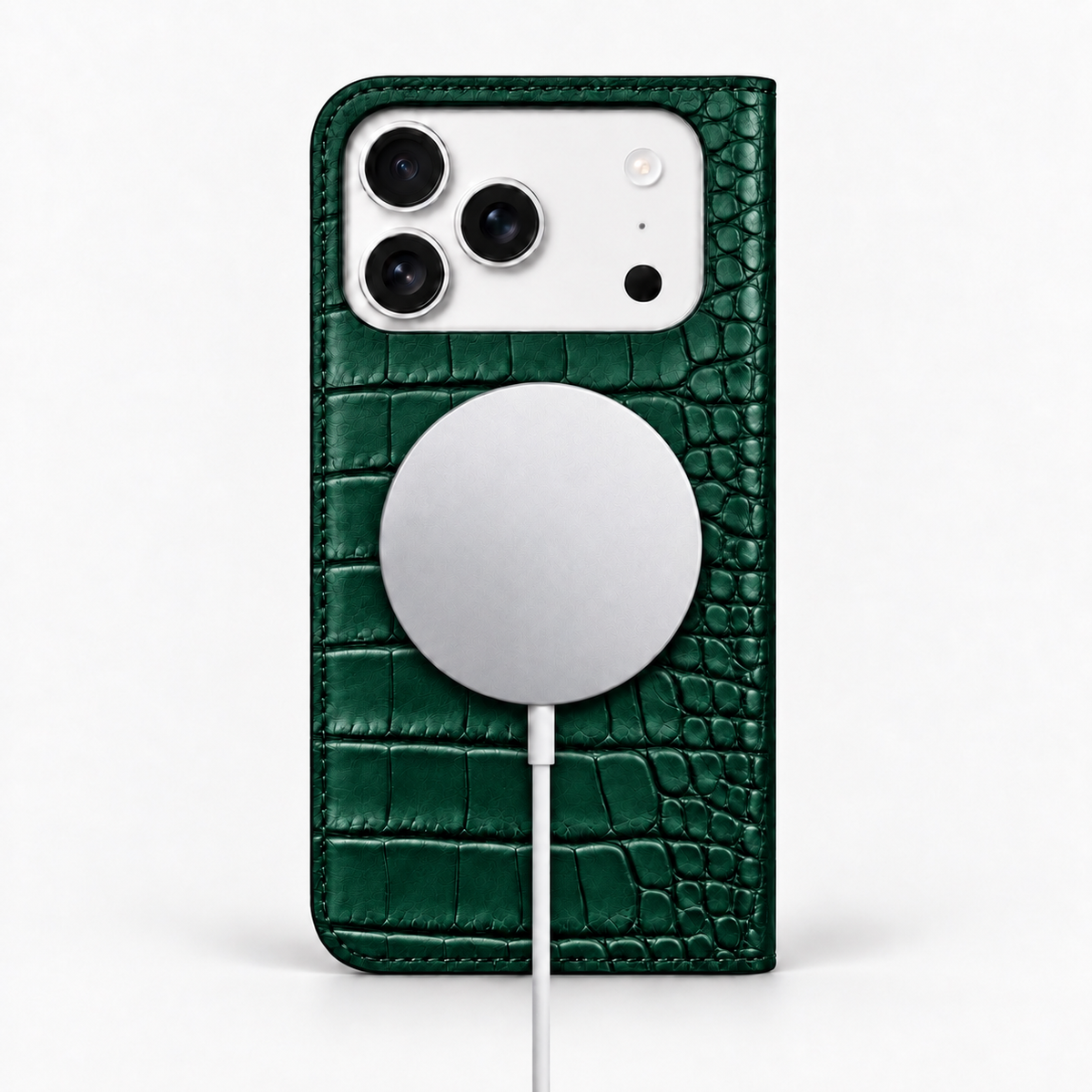 iPhone 17 Pro Max — Alligatore — Verde scuro — Visualizza immagine 5