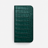 iPhone 17 Pro — Alligatore — Verde petrolio scuro — Visualizza immagine 1