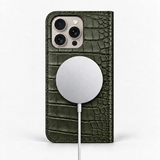 iPhone 16 Pro Max — Alligatore — Verde militare — Visualizza immagine 5