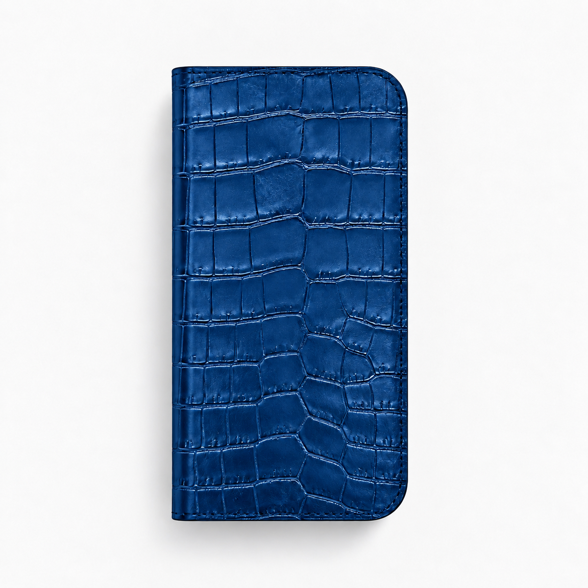iPhone 16 Pro — Vitello stampa alligatore — Blu — Visualizza immagine 1
