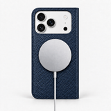 iPhone 17 Pro — Vitello goffrato — Blu — Visualizza immagine 5