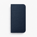 iPhone 16 Pro — Vitello goffrato — Blu — Visualizza immagine 1