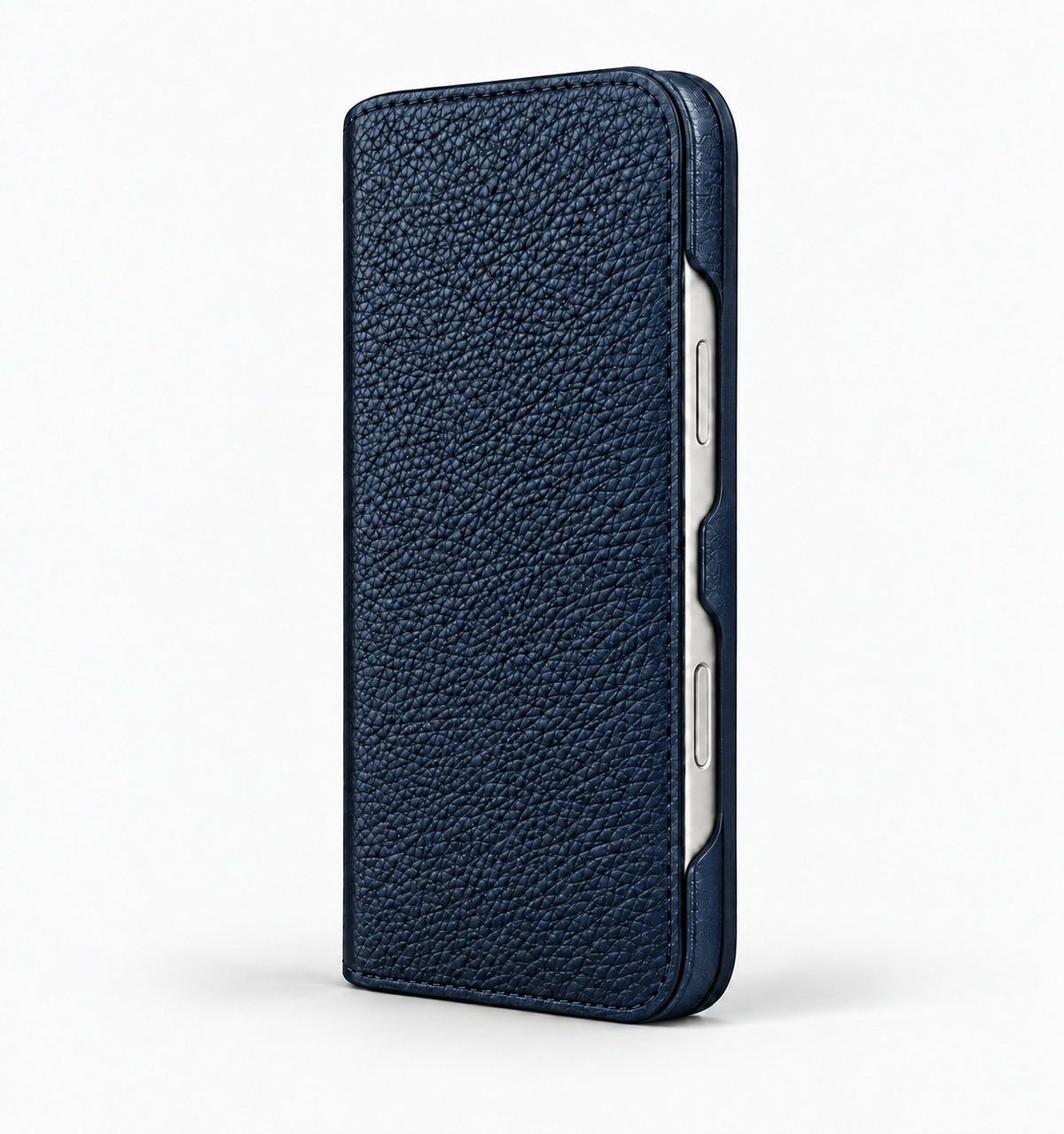 iPhone 16 Pro — Vitello goffrato — Blu — Visualizza immagine 4