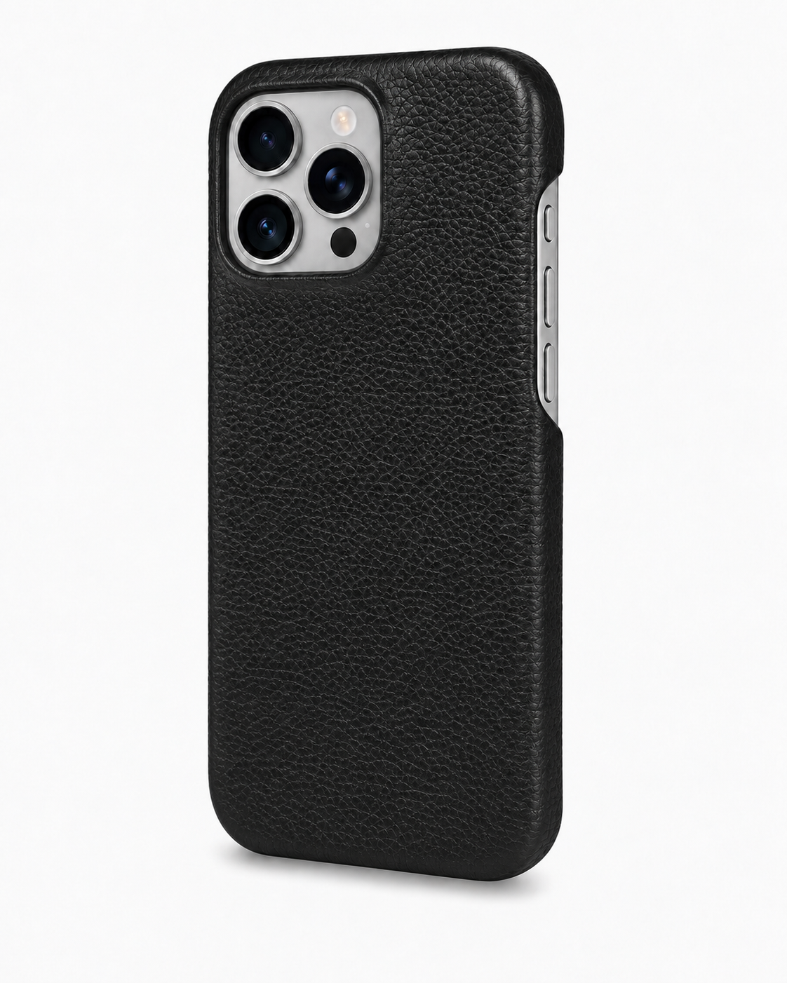 iPhone 16 Pro — Calfskin — Black — View image 2