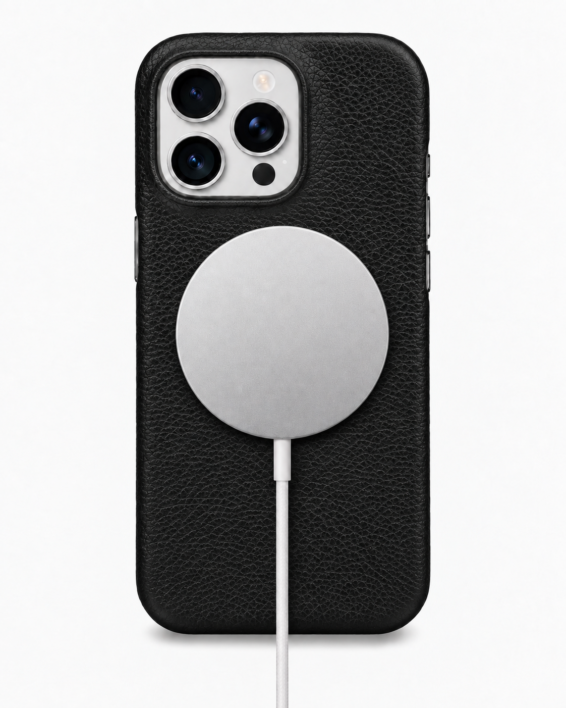 iPhone 16 Pro — Calfskin — Black — View image 5