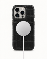 iPhone 16 Pro — Crocodile — Noir — Voir l’image 5