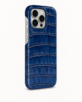 iPhone 16 Pro — Crocodile — Bleu — Voir l’image 2