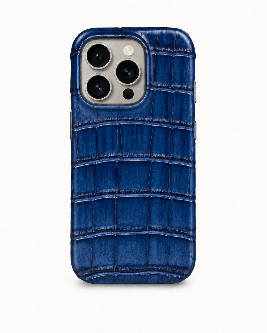 iPhone 16 Pro — Crocodile — Bleu — Voir l’image 1