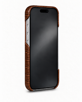 iPhone 16 Pro — Crocodile — Chocolate — View image 3