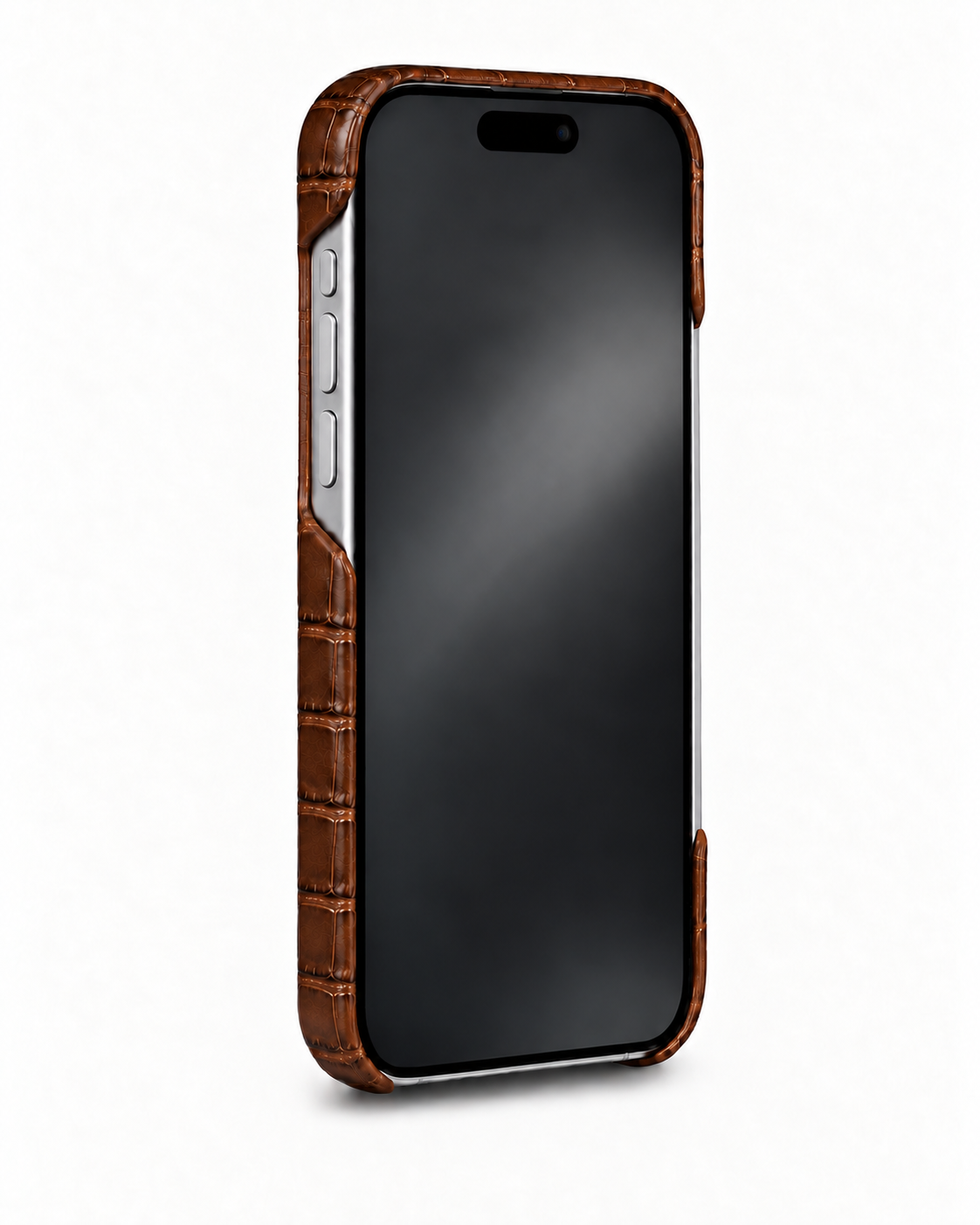iPhone 16 Pro — Crocodile — Chocolate — View image 3