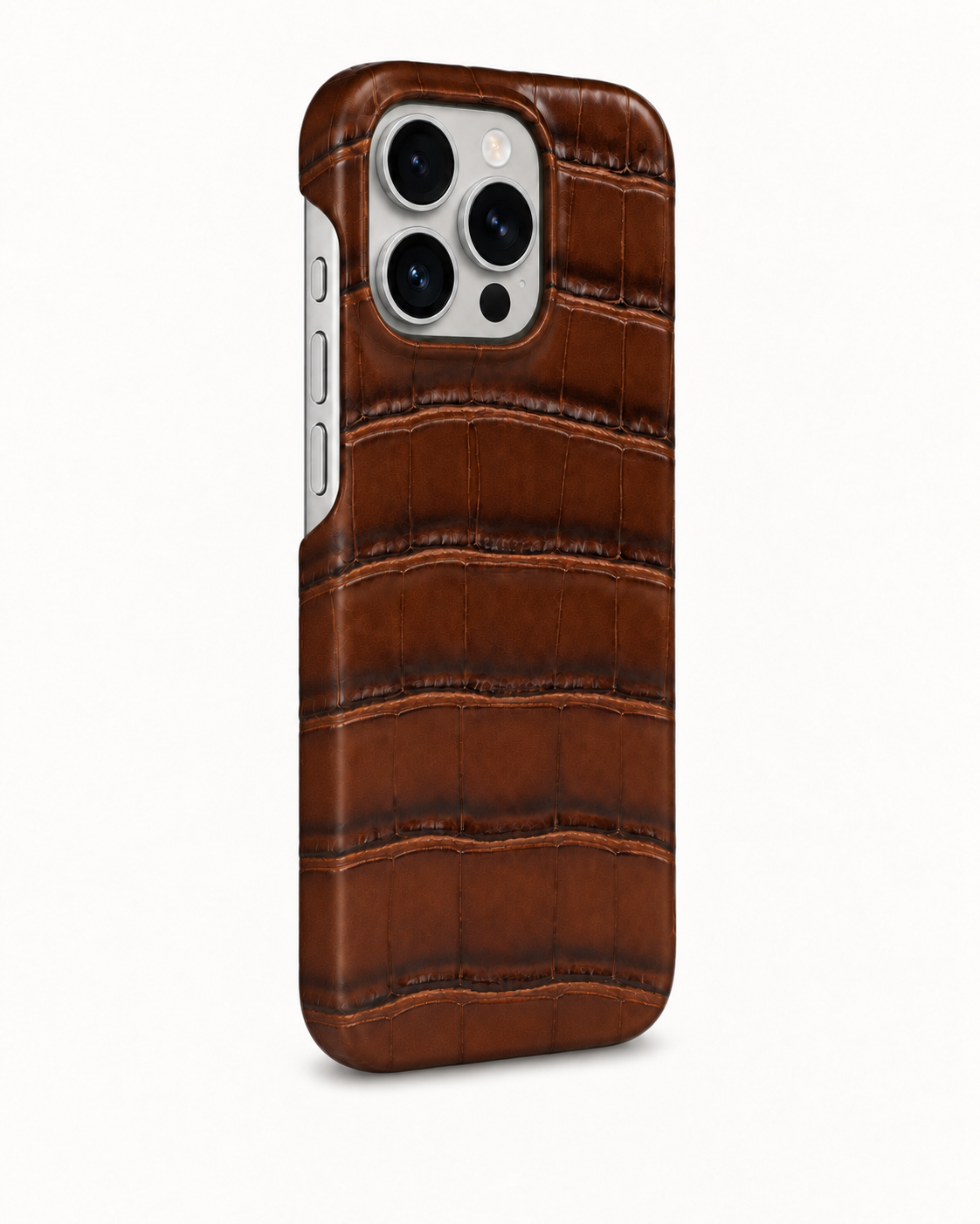 iPhone 16 Pro — Crocodile — Chocolate — View image 2