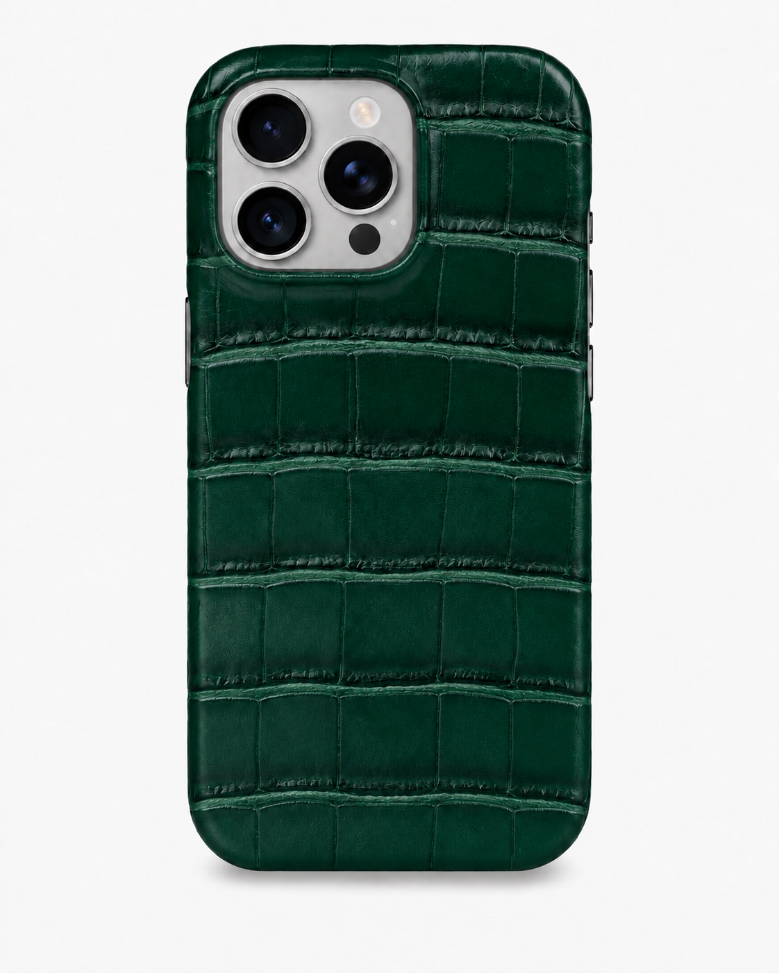 iPhone 16 Pro — Crocodile — Vert foncé — Voir l’image 1