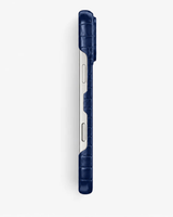 iPhone 16 Pro — Veau embossé crocodile — Bleu — Voir l’image 4