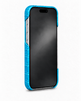 iPhone 17 Pro Max — Crocodile — Aqua Blue — View image 3