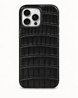 iPhone 16 Pro Max — Coccodrillo — Nero — Visualizza immagine 1