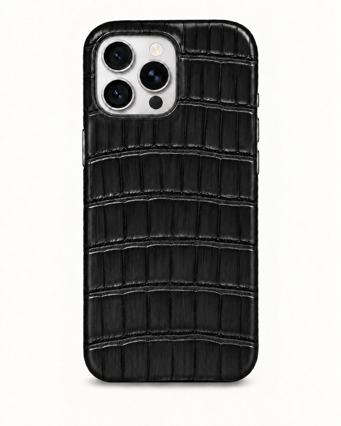 iPhone 16 Pro Max — Coccodrillo — Nero — Visualizza immagine 1