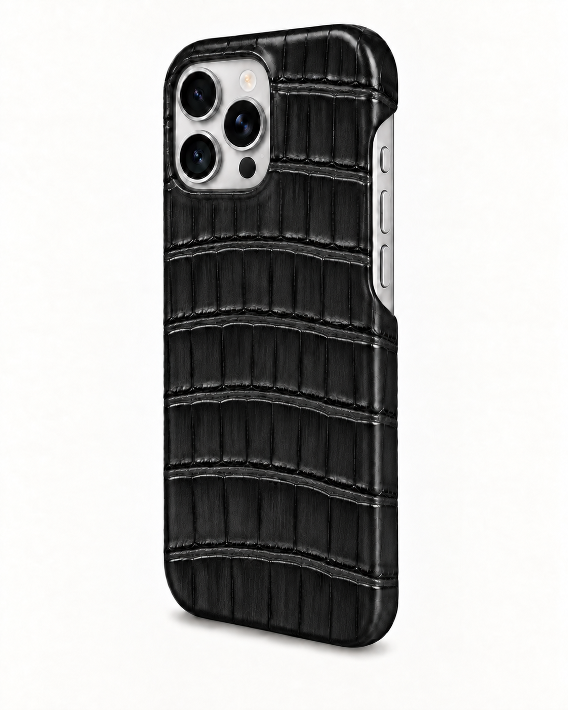 iPhone 16 Pro Max — Coccodrillo — Nero — Visualizza immagine 2