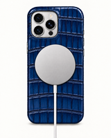 iPhone 16 Pro Max — Coccodrillo — Blu — Visualizza immagine 5