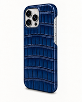iPhone 16 Pro Max — Coccodrillo — Blu — Visualizza immagine 2