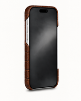 iPhone 16 Pro Max — Crocodile — Chocolat — Voir l’image 3