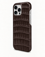 iPhone 16 Pro Max — Crocodile — Marron foncé — Voir l’image 2