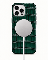 iPhone 16 Pro Max — Crocodile — Vert foncé — Voir l’image 5