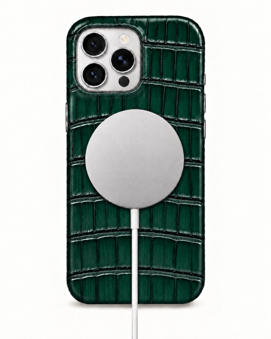 iPhone 16 Pro Max — Crocodile — Vert foncé — Voir l’image 5