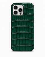 iPhone 16 Pro Max — Crocodile — Vert foncé — Voir l’image 1