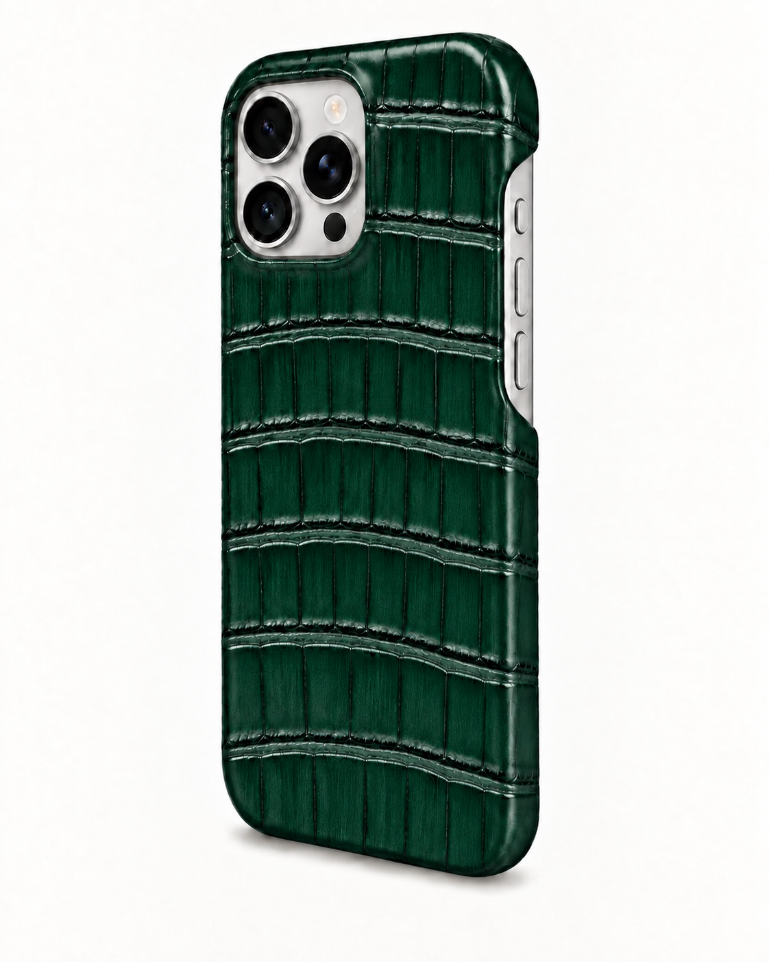 iPhone 16 Pro Max — Crocodile — Vert foncé — Voir l’image 2