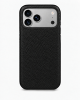 iPhone 17 Pro — Calfskin — Black — View image 1
