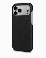 iPhone 17 Pro — Calfskin — Black — View image 2