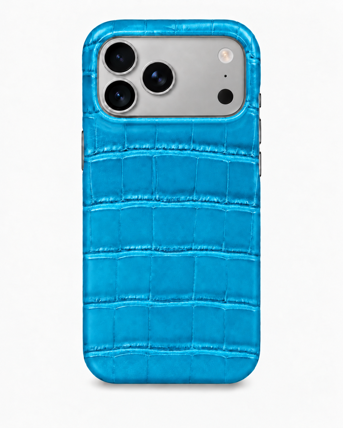 iPhone 17 Pro — Coccodrillo — Blu acqua — Visualizza immagine 1