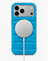 iPhone 17 Pro — Coccodrillo — Blu acqua — Visualizza immagine 5