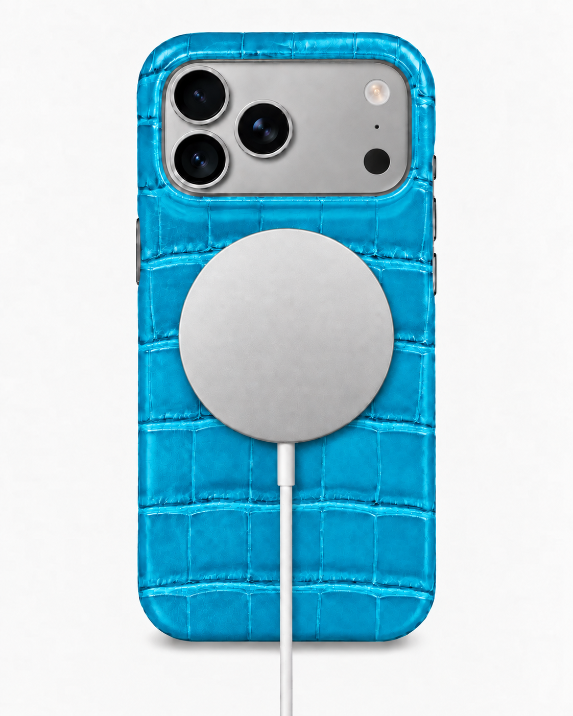 iPhone 17 Pro — Coccodrillo — Blu acqua — Visualizza immagine 5