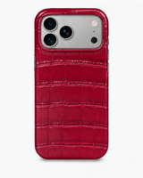 iPhone 18 Pro — Coccodrillo — Rosso ciliegia — Visualizza immagine 1