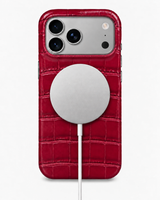 iPhone 18 Pro — Coccodrillo — Rosso ciliegia — Visualizza immagine 5