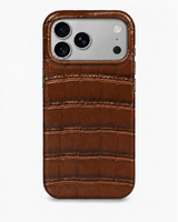 iPhone 18 Pro — Crocodile — Chocolate — View image 1